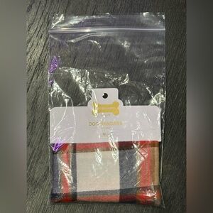 New J. Crew Crewmutts Dog Bandana Medium/Large Tartan